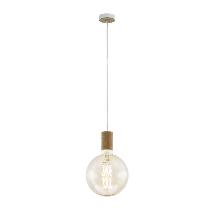 Tavistock Wood Oak Modern Cord Set Pendant