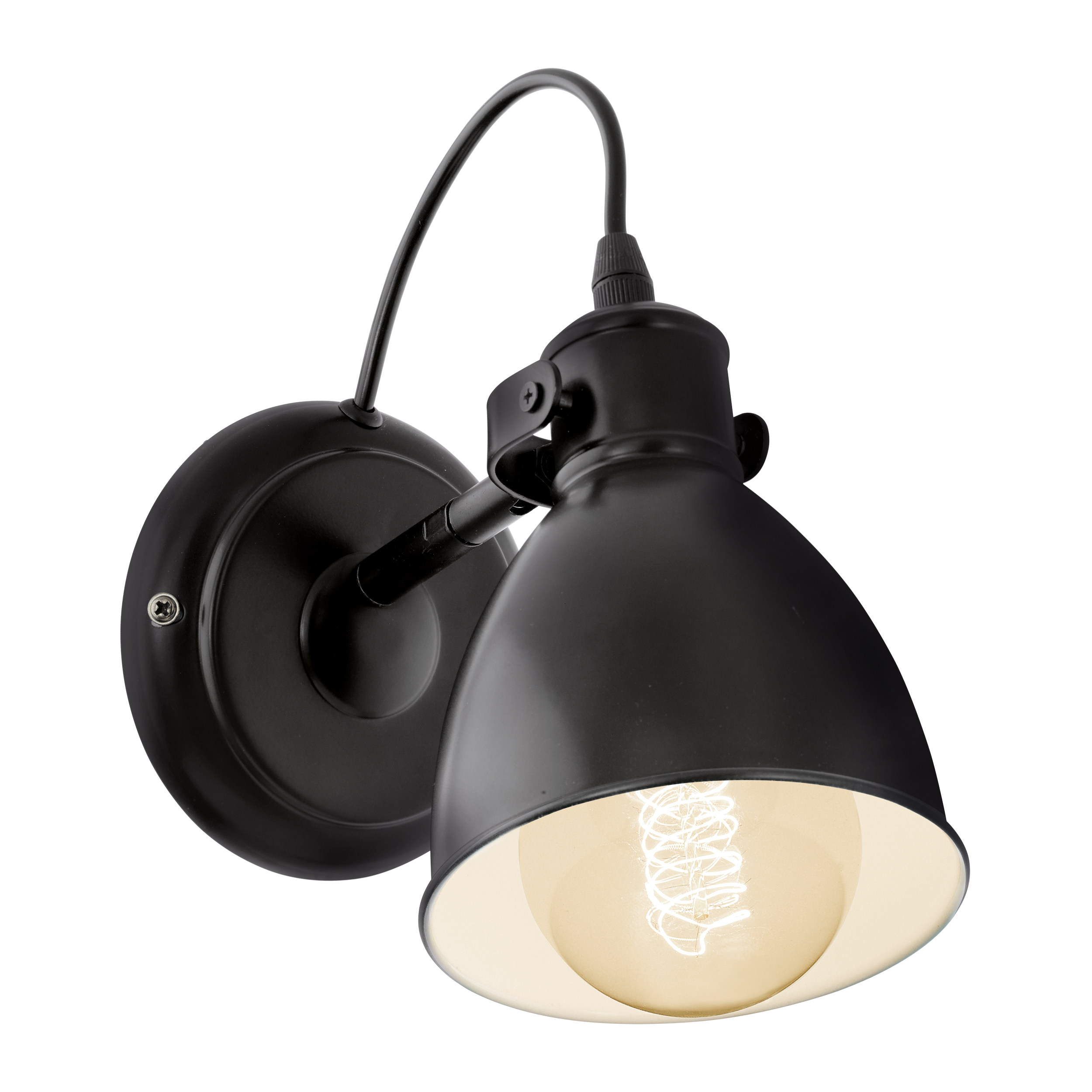 Priddy Black Wall Light