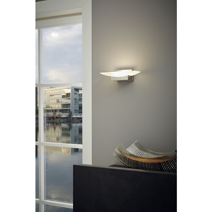 Metrass Satin Nickel LED Modern Wall Light