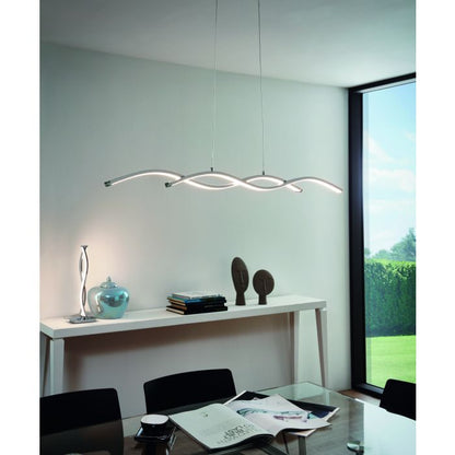 Lasana 2 120cm Double Wave Helix LED Bar Pendant