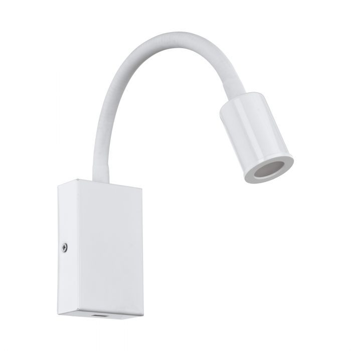 Tazzoli White Adjustable LED Wall Light with USB Port