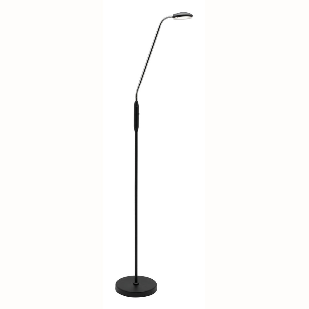 Dylan Black Dimmable LED Touch Floor Lamp