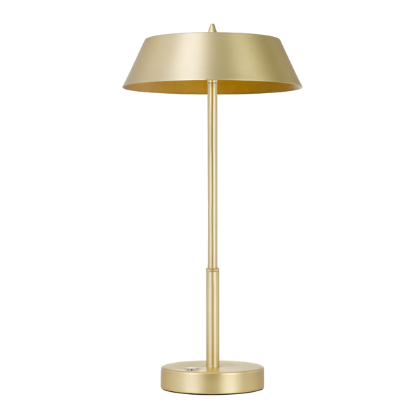 Allure Brass and Gold Table Touch Lamp