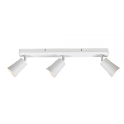 Alvey White 3 Light Modern Spotlight