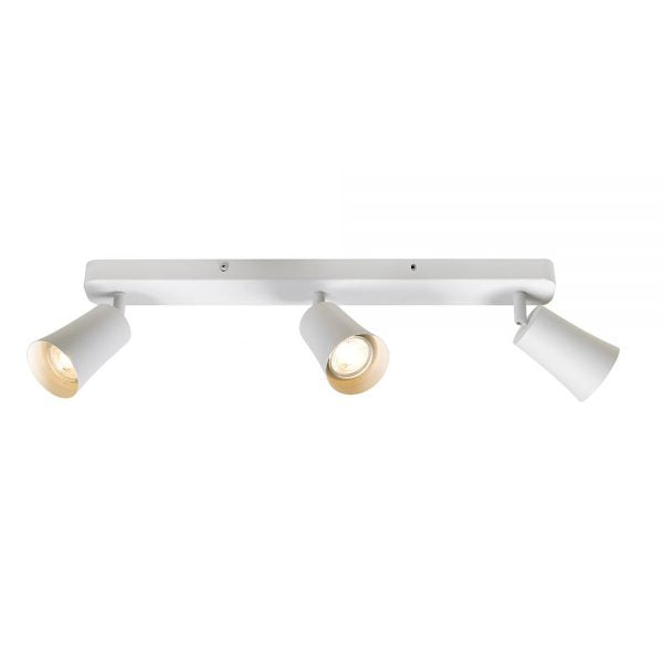 Alvey White 3 Light Modern Spotlight