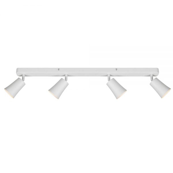 Alvey White 4 Light Modern Spotlight