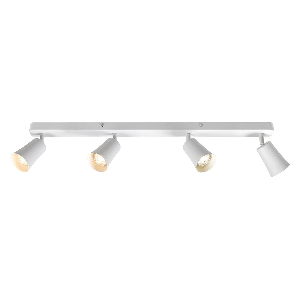 Alvey White 4 Light Modern Spotlight