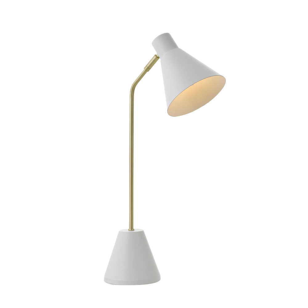 Ambia White Desk Lamp