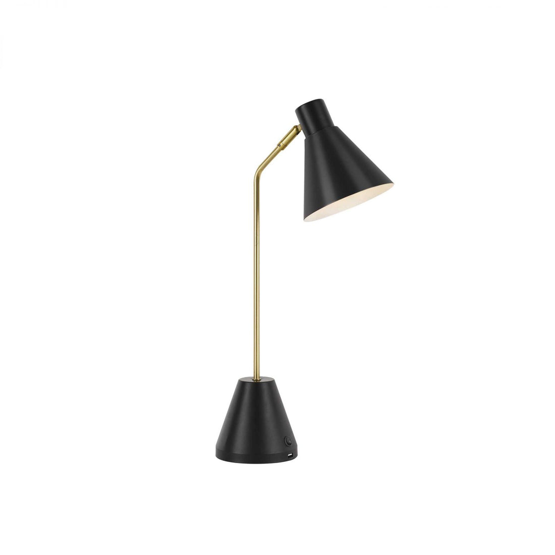 Ambia Black Desk Lamp with USB