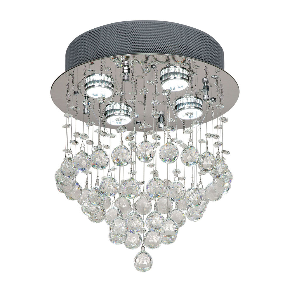 Selma 320mm Spiral Crystal Close to Ceiling by Amond