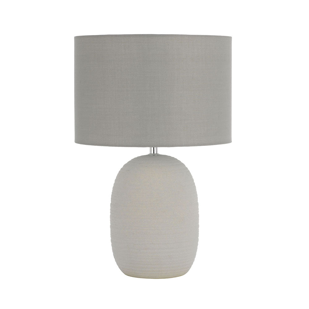 Arbro Grey Ceramic Modern Table Lamp