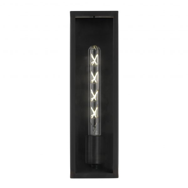 Arzano 35cm Black Box Modern Coach Light