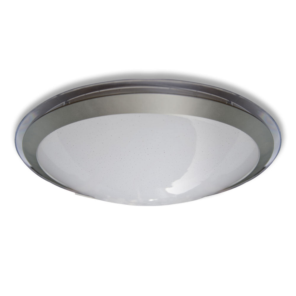 Astrid 53cm 60w Silver Trim Smart WIFI LED Oyster
