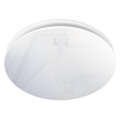 Airbus 200 Exhaust Fan with Round White Elegant Range Glass Fascia