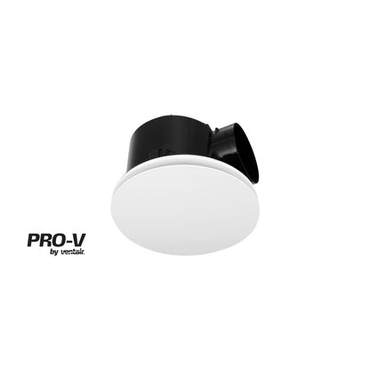 Airbus 200 Exhaust Fan with Round White High-flow Fascia