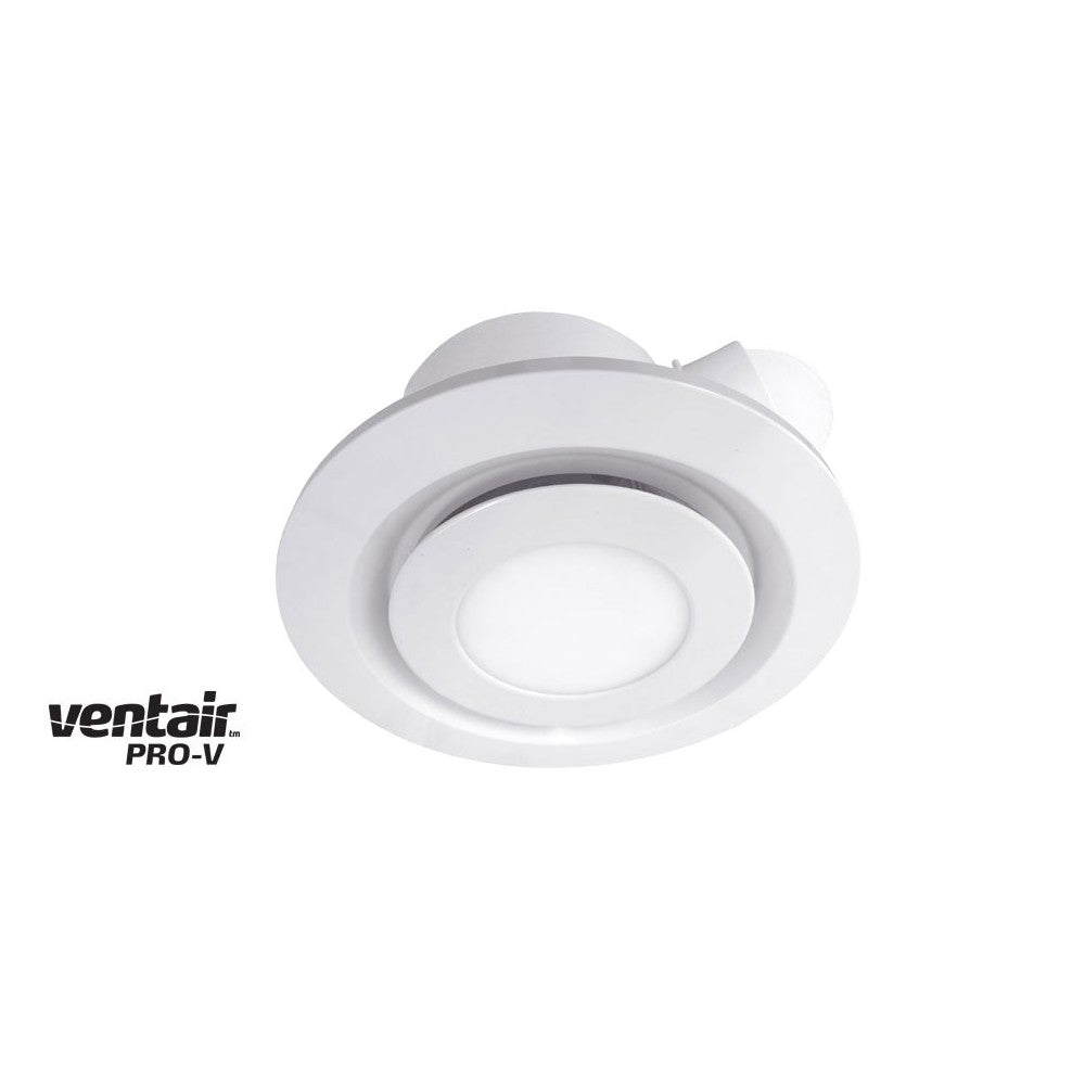 Airbus 250 Exhaust Fan with Round White LED Light Fascia