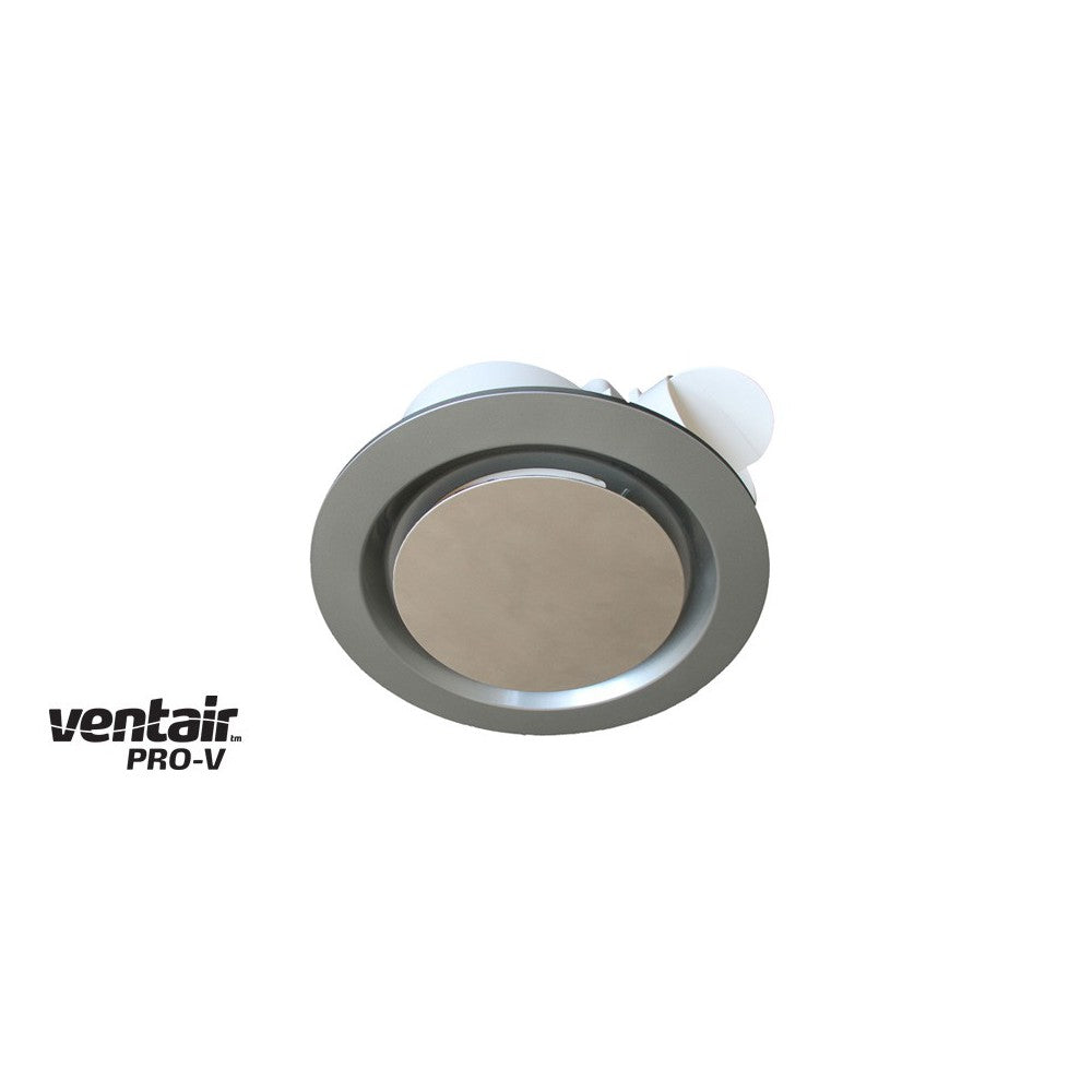 Airbus 250 Exhaust Fan with Round Silver Fascia
