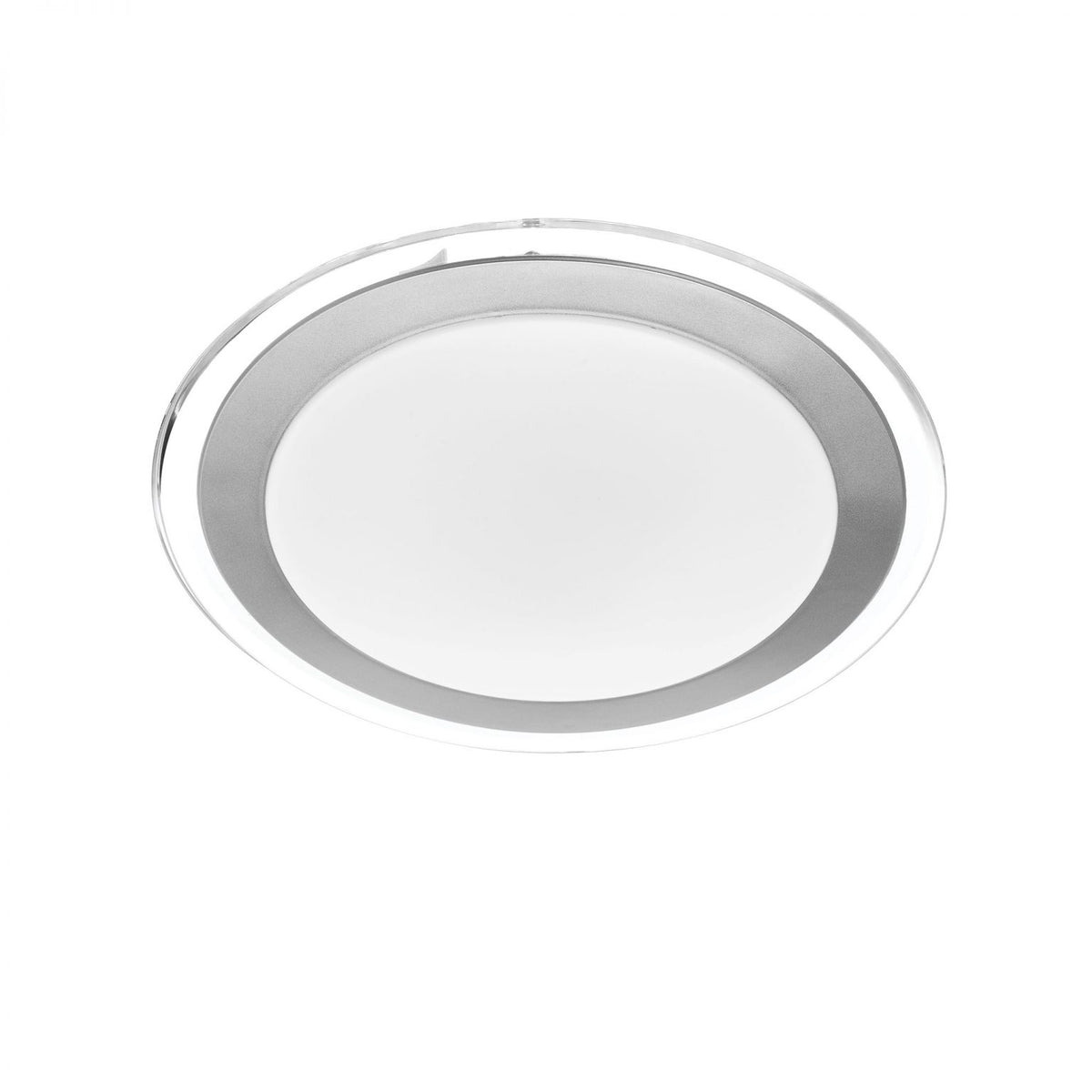 Astrid 33cm 18w Silver Trim LED Oyster