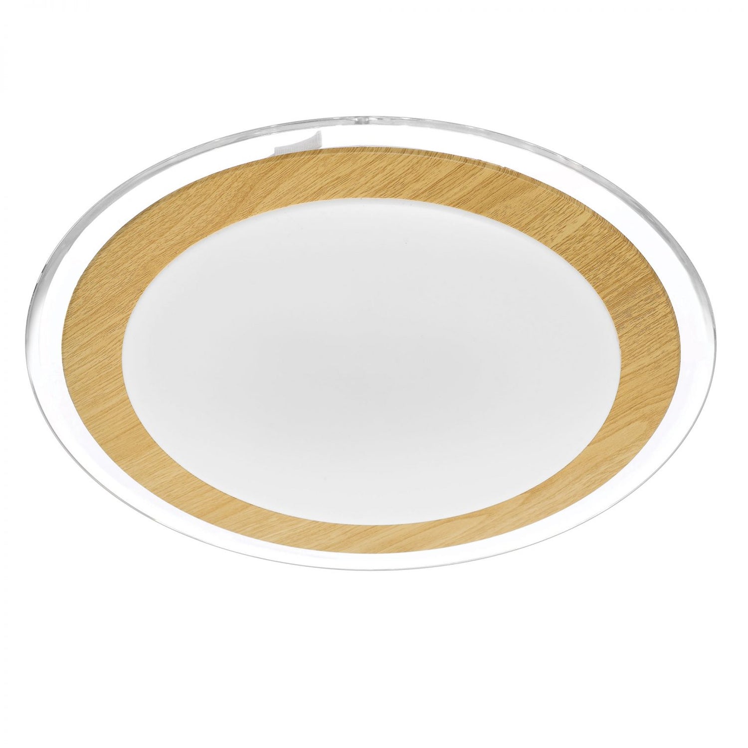 Astrid 43cm 30w Oak Trim LED Oyster