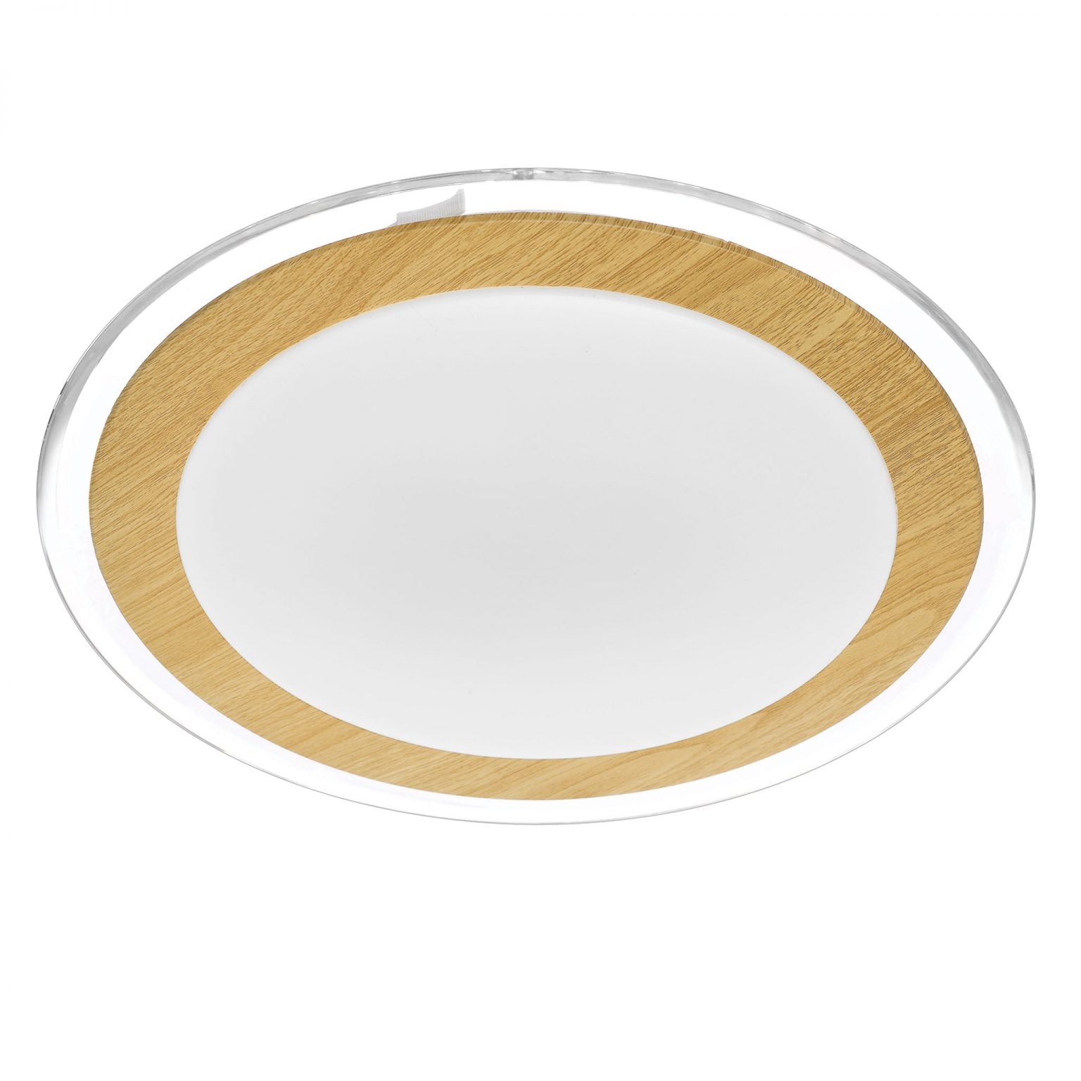 Astrid 43cm 30w Oak Trim LED Oyster