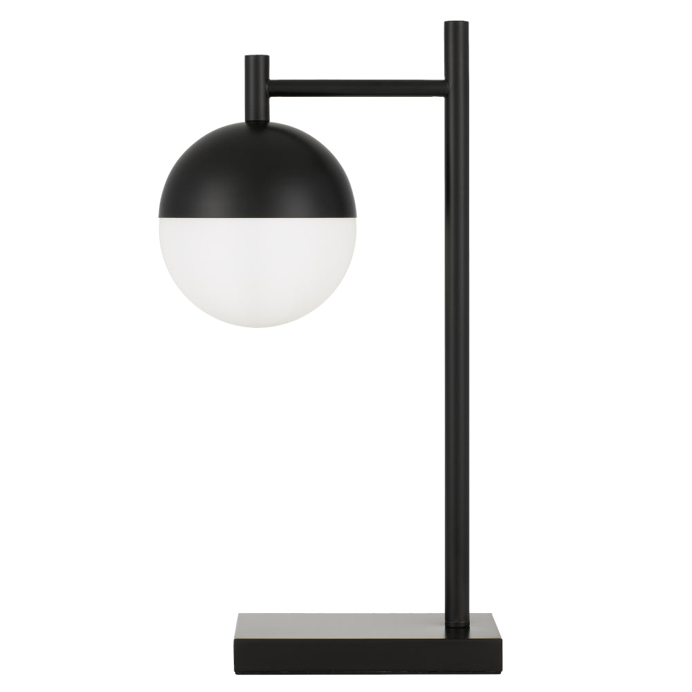 Basilo Black and Opal Modern Retro Table Lamp