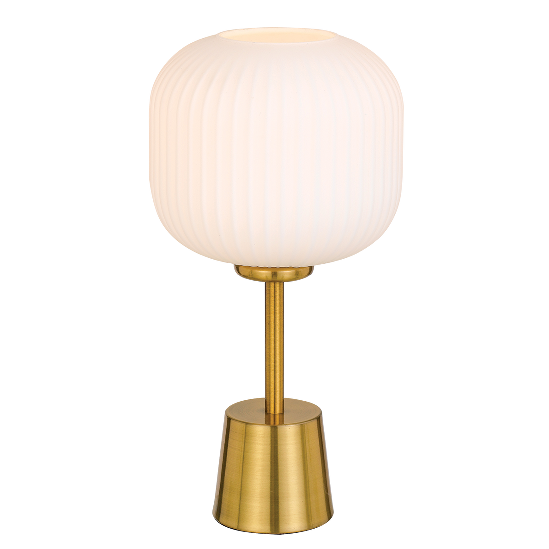 Bobo 1 Light Gold with Opal Glass Table Lamp