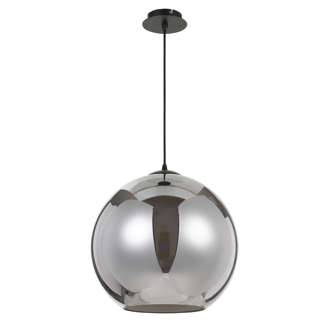 Bondi 40cm Smoke Glass Modern Pendant