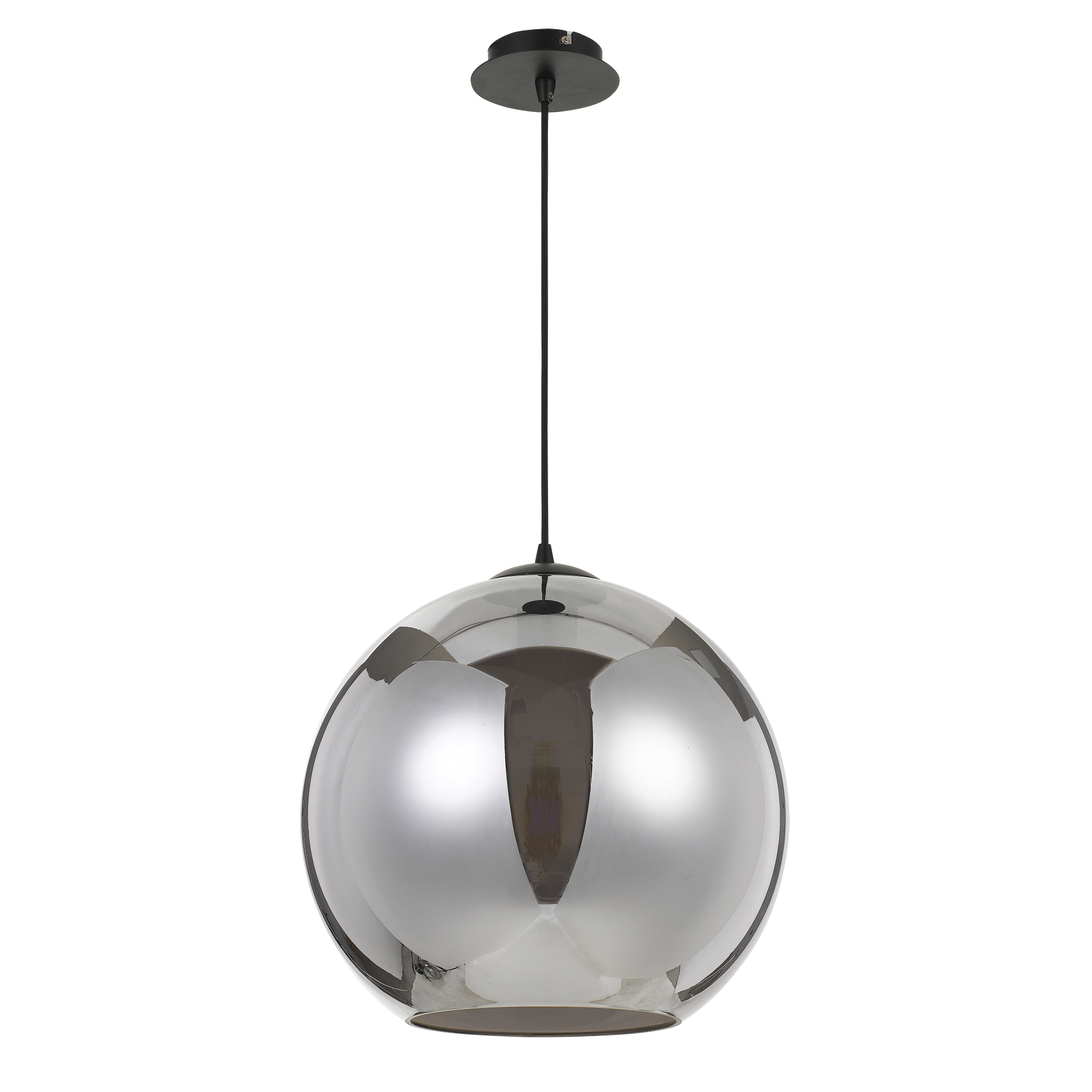 Bondi 40cm Smoke Glass Modern Pendant