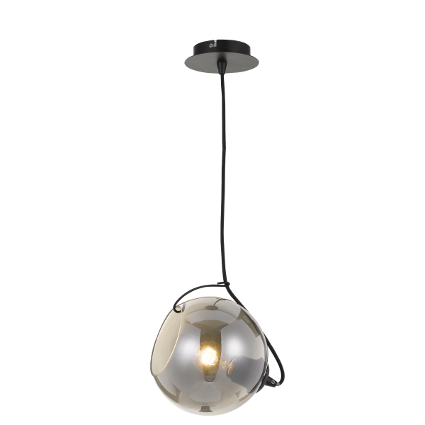 Bondi 40cm Smoke Glass Modern Pendant