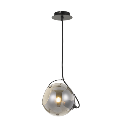 Bondi 40cm Smoke Glass Modern Pendant