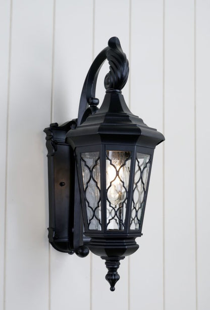 Brinley 28cm Black Exterior Coach Light