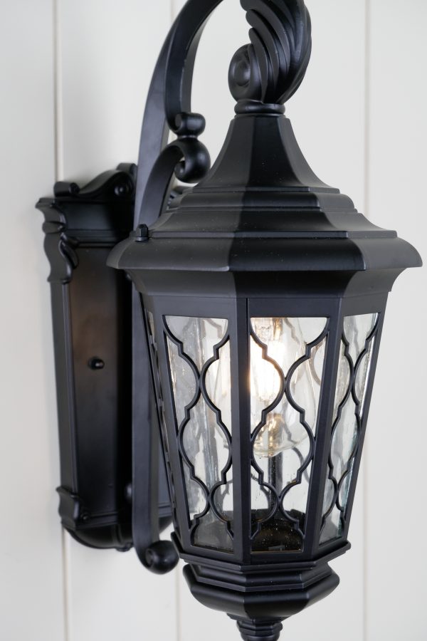 Brinley 28cm Black Exterior Coach Light