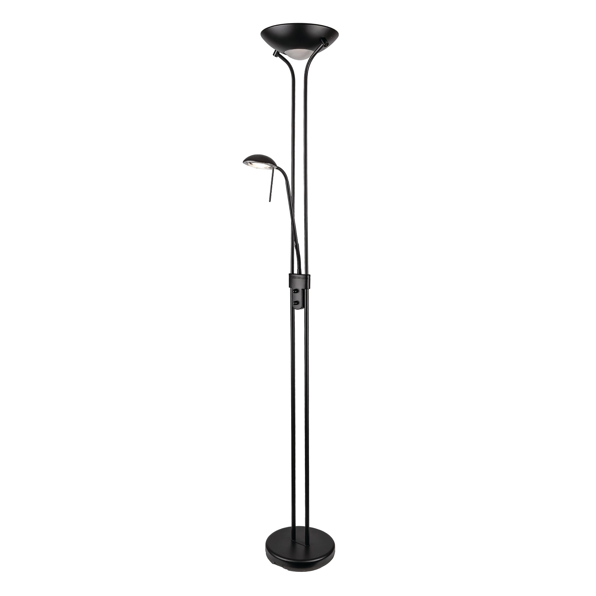 Buckley Black Mother and Child LED Floor Lamp