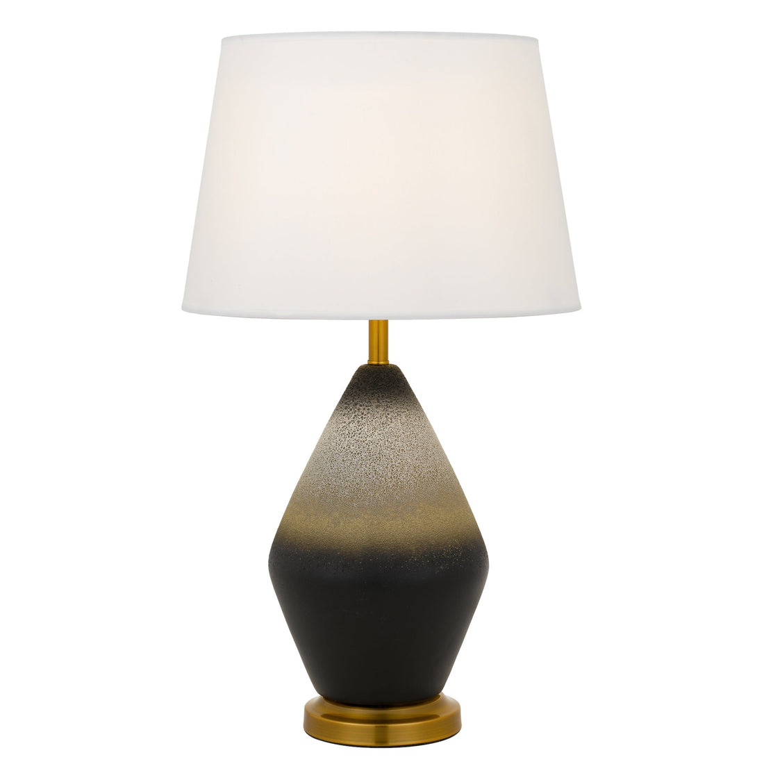 Debi Grey and White Ceramic Table Lamp