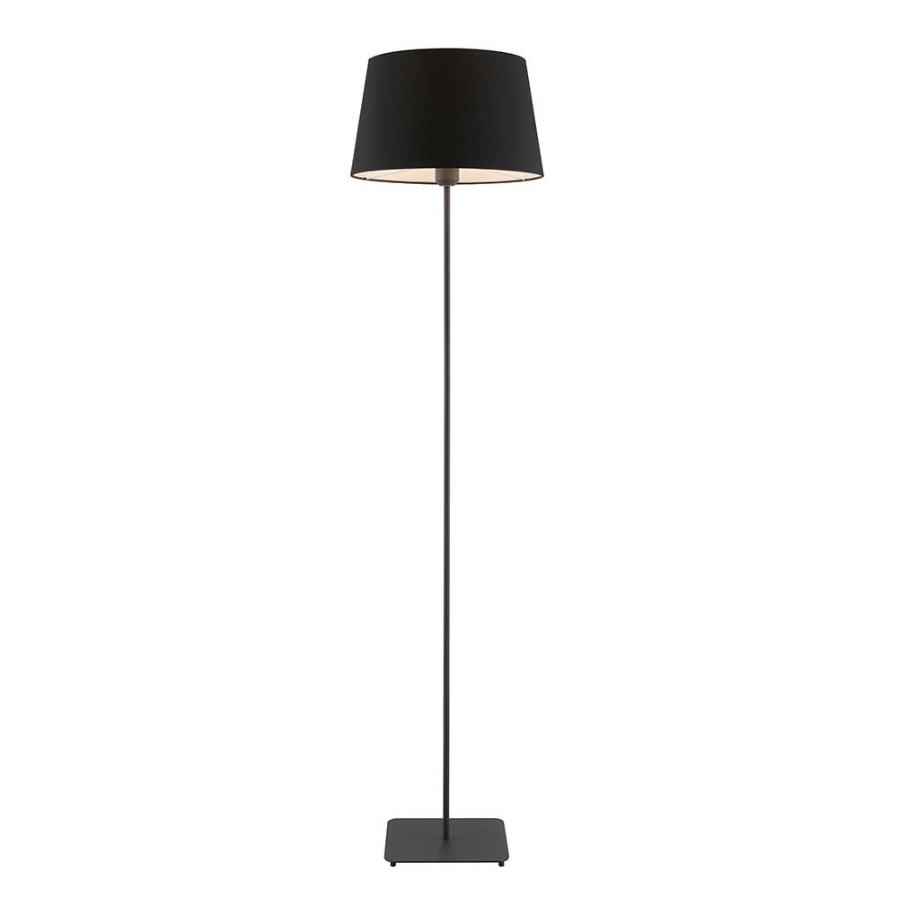 Devon Black with Black Modern Floor Lamp