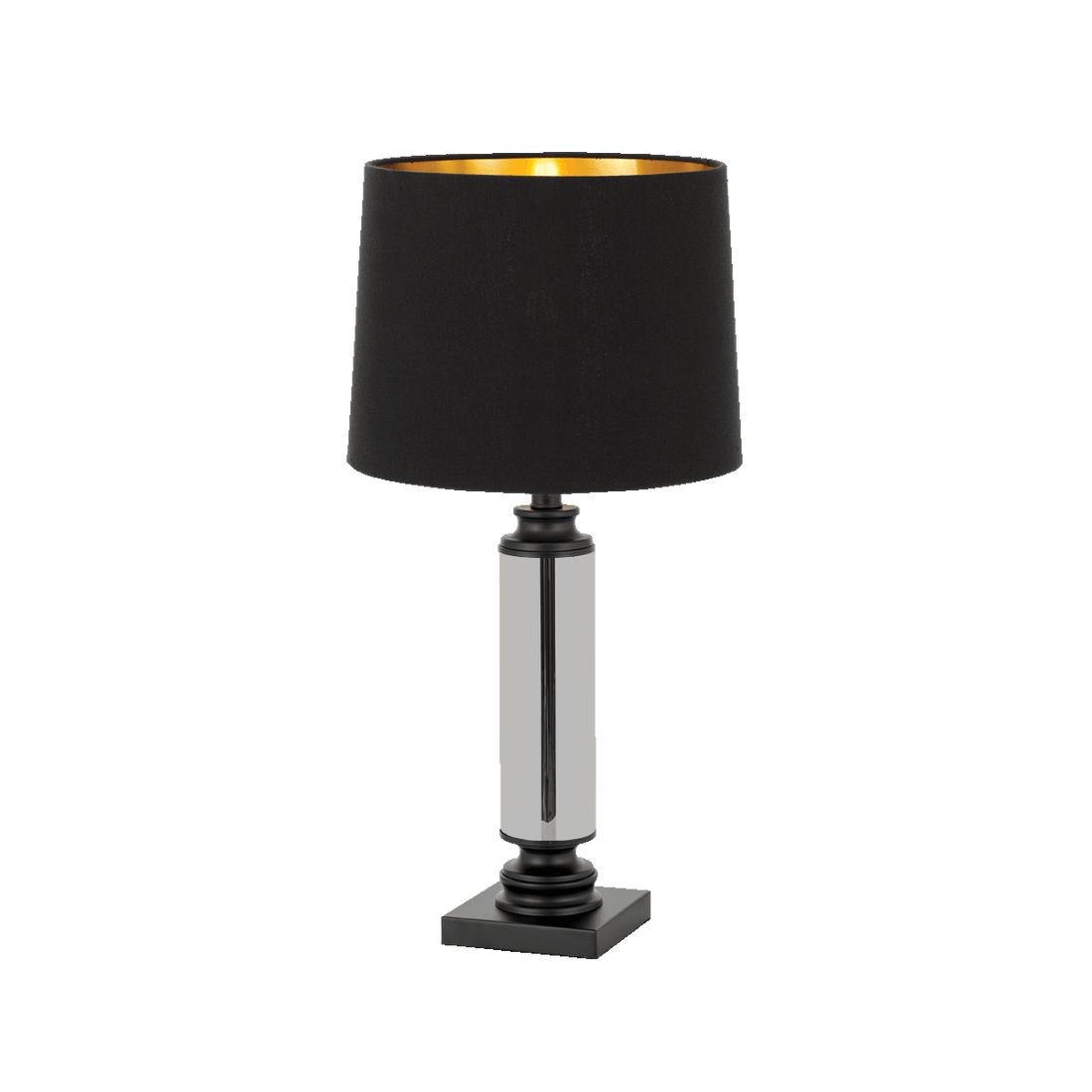 Dorcel Black and Smoke Traditional Table Lamp