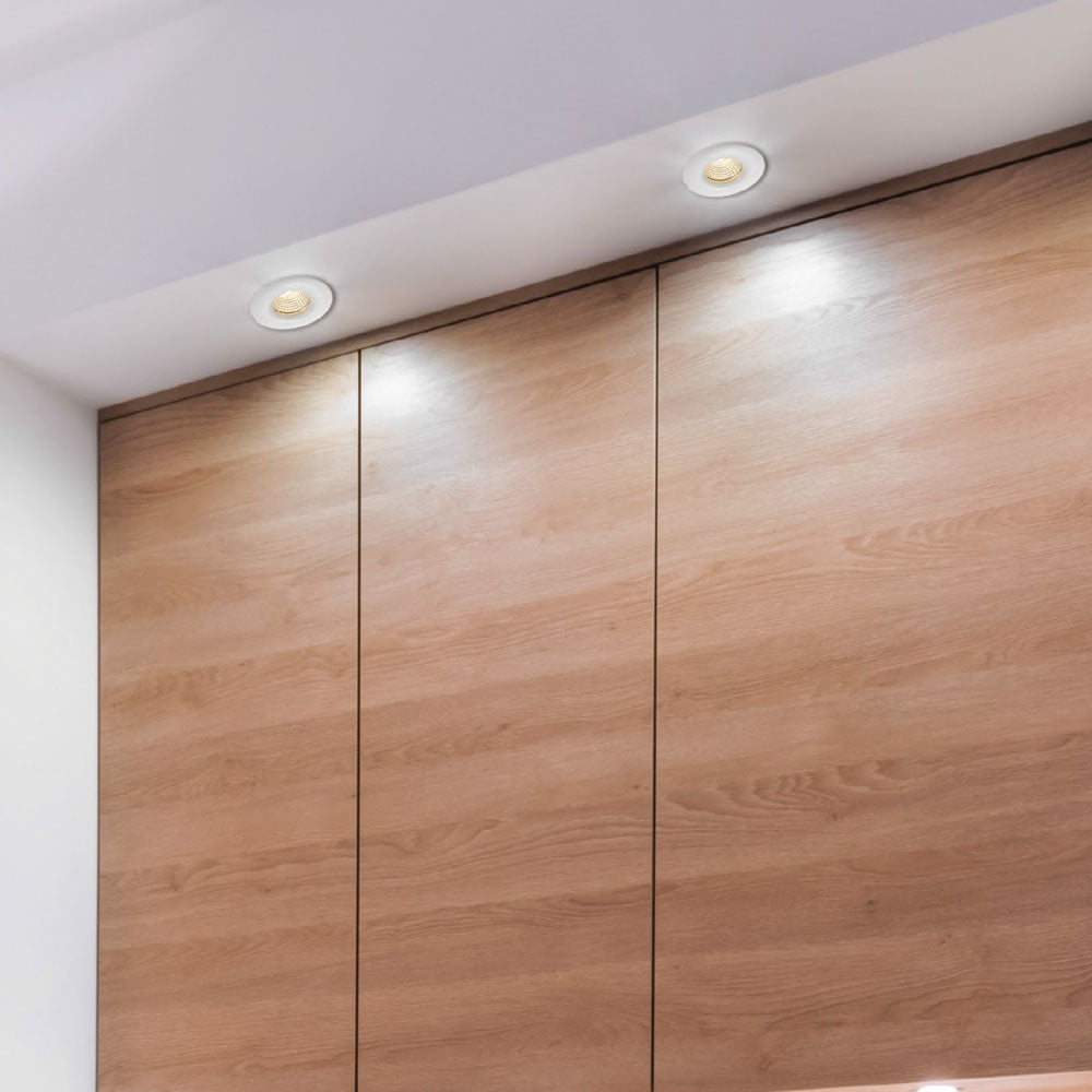 Duro White Recessed Stair and Niche Downlight