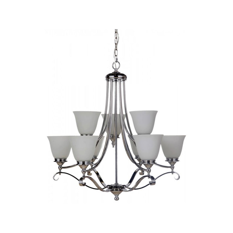 Dallas Chrome 9 Light Pendant