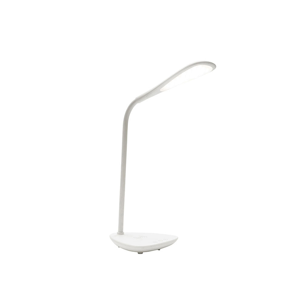 Timothy White Dimmable LED Desk Lamp with Wireless Charging Station