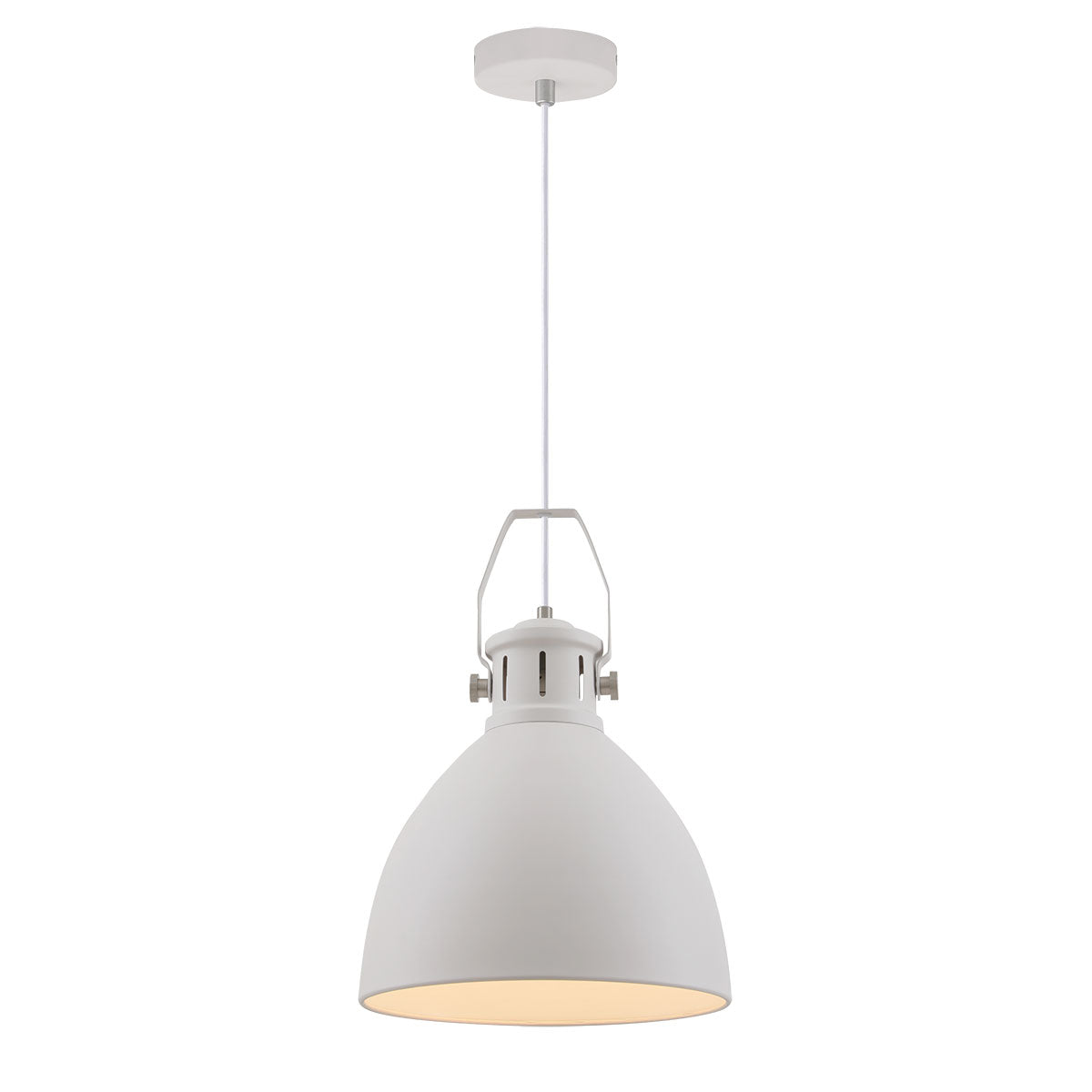 Fabrica 30cm White Modern Industrial Pendant