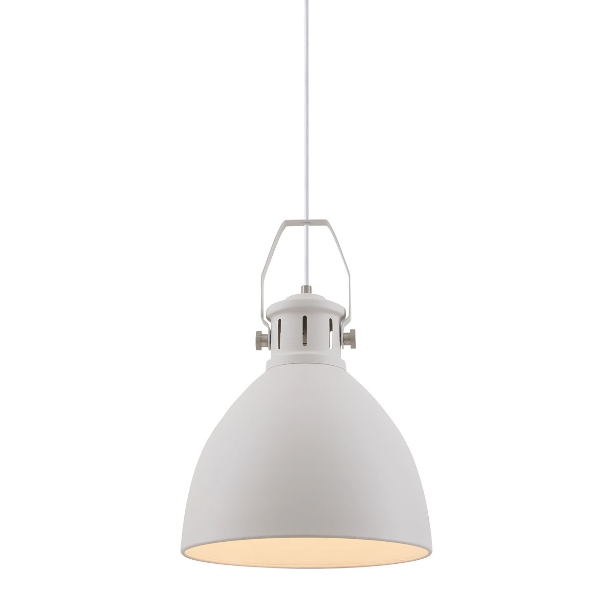 Fabrica 40cm White Modern Industrial Pendant