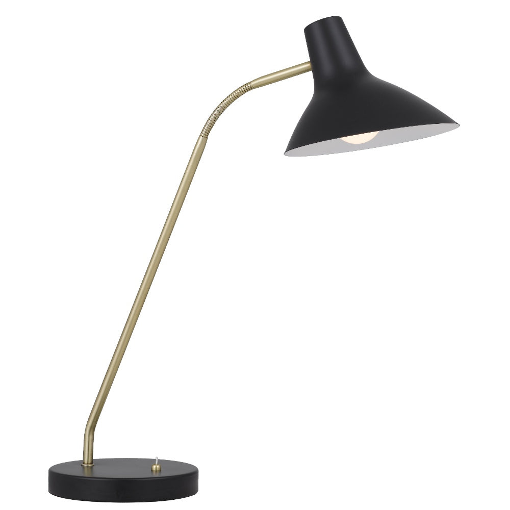 Farbon Black Mid-Century Modern Table Lamp
