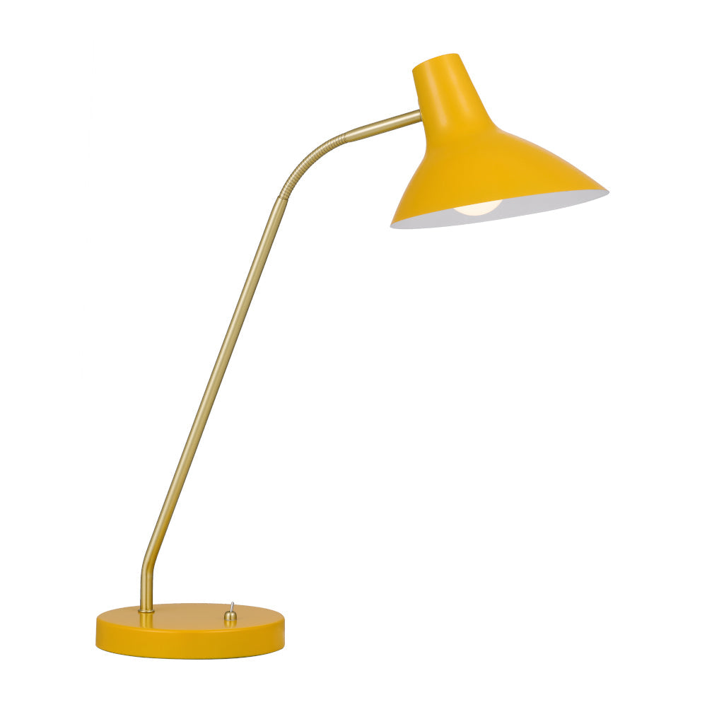 Farbon Yellow Mid-Century Modern Table Lamp