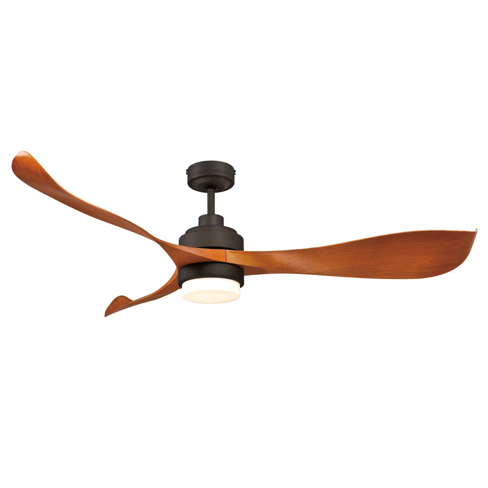 Eagle 1400mm LED Oil-rubbed Bronze 3-Blade DC Motor Ceiling Fan with Light