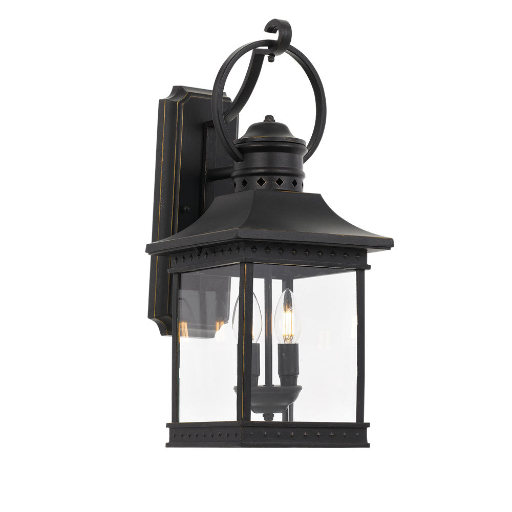 Fergus 2 Light Victorian Lantern Exterior Coach Light