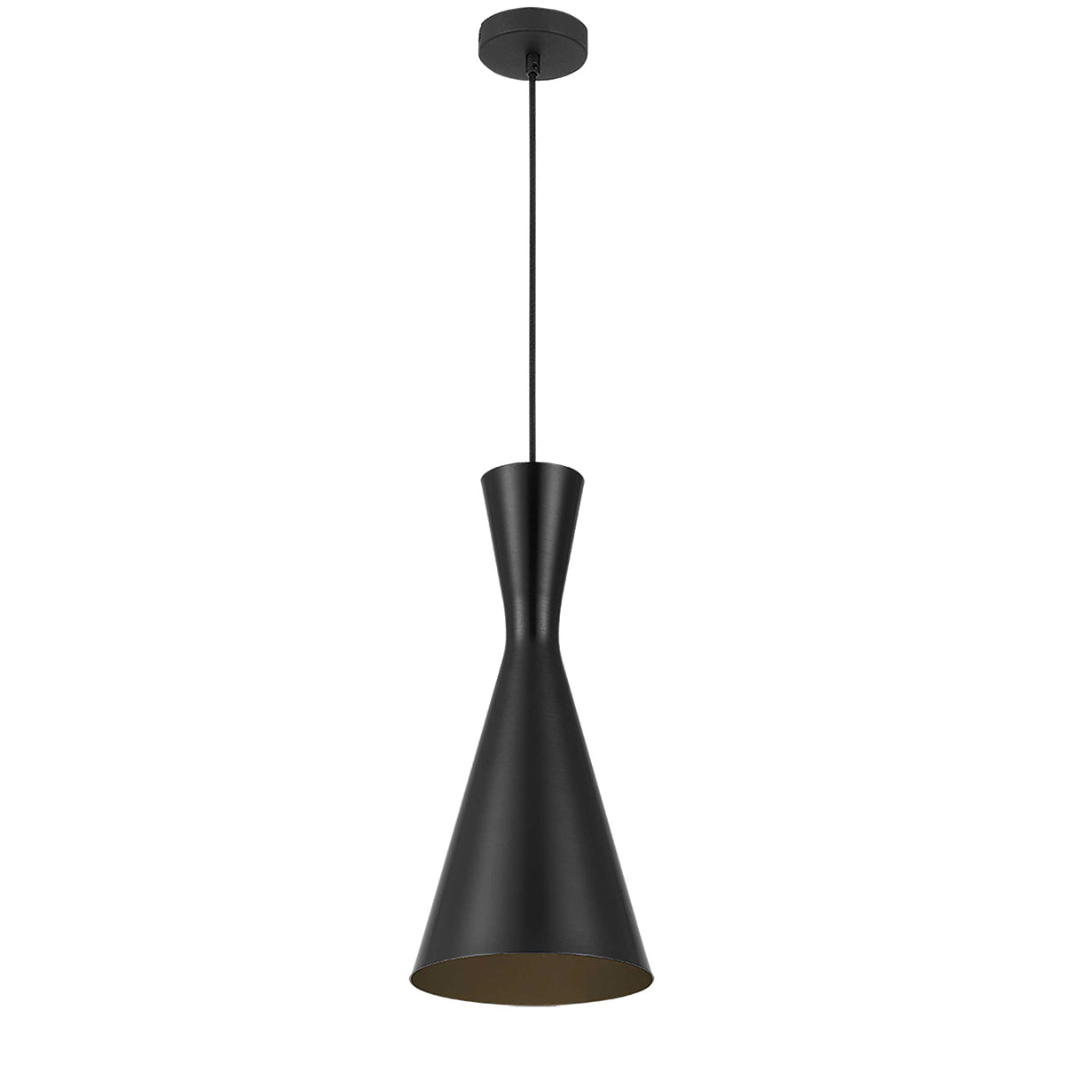 Flero Brushed Black 20cm Modern Contemporary Pendant
