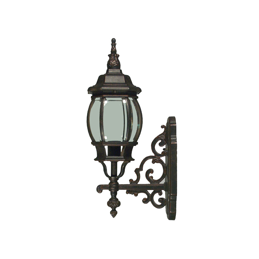Flinders Small Bronze Provincial Upright Coach Exterior Light