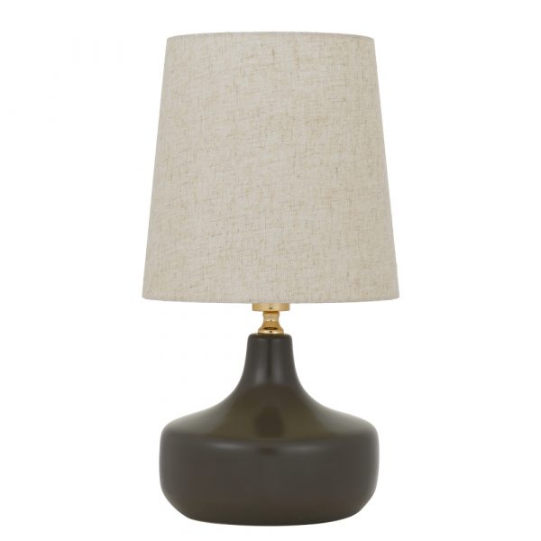 Gabino Olive and Ivory Modern Table Lamp