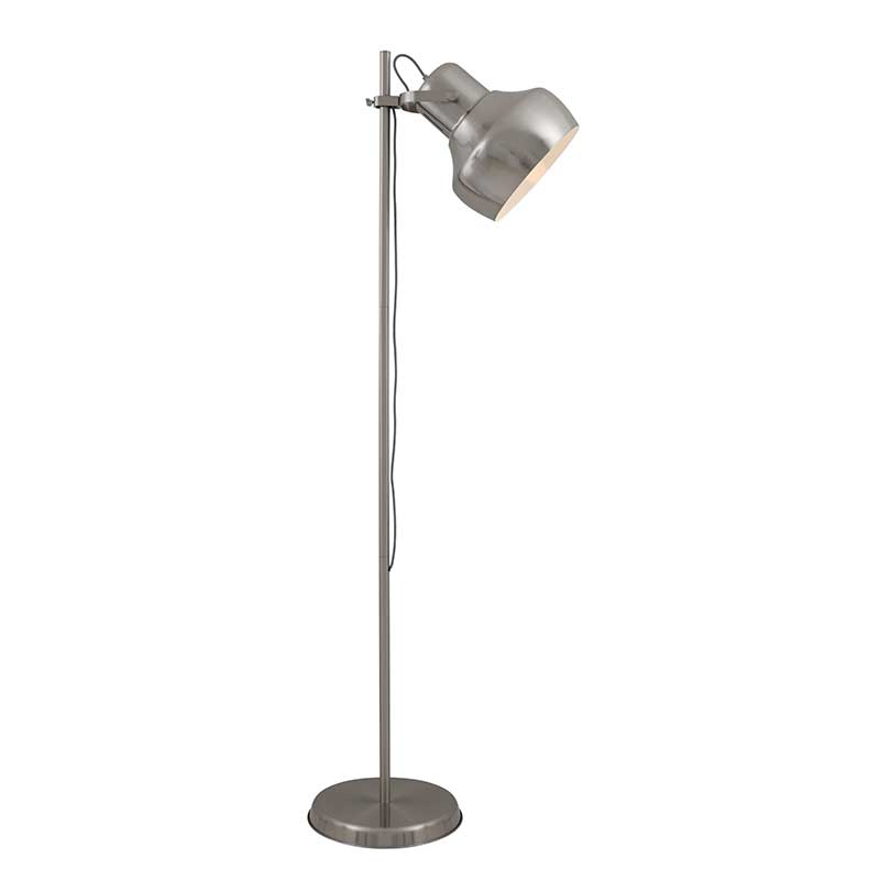 Grande Nickel Modern Task Floor Lamp
