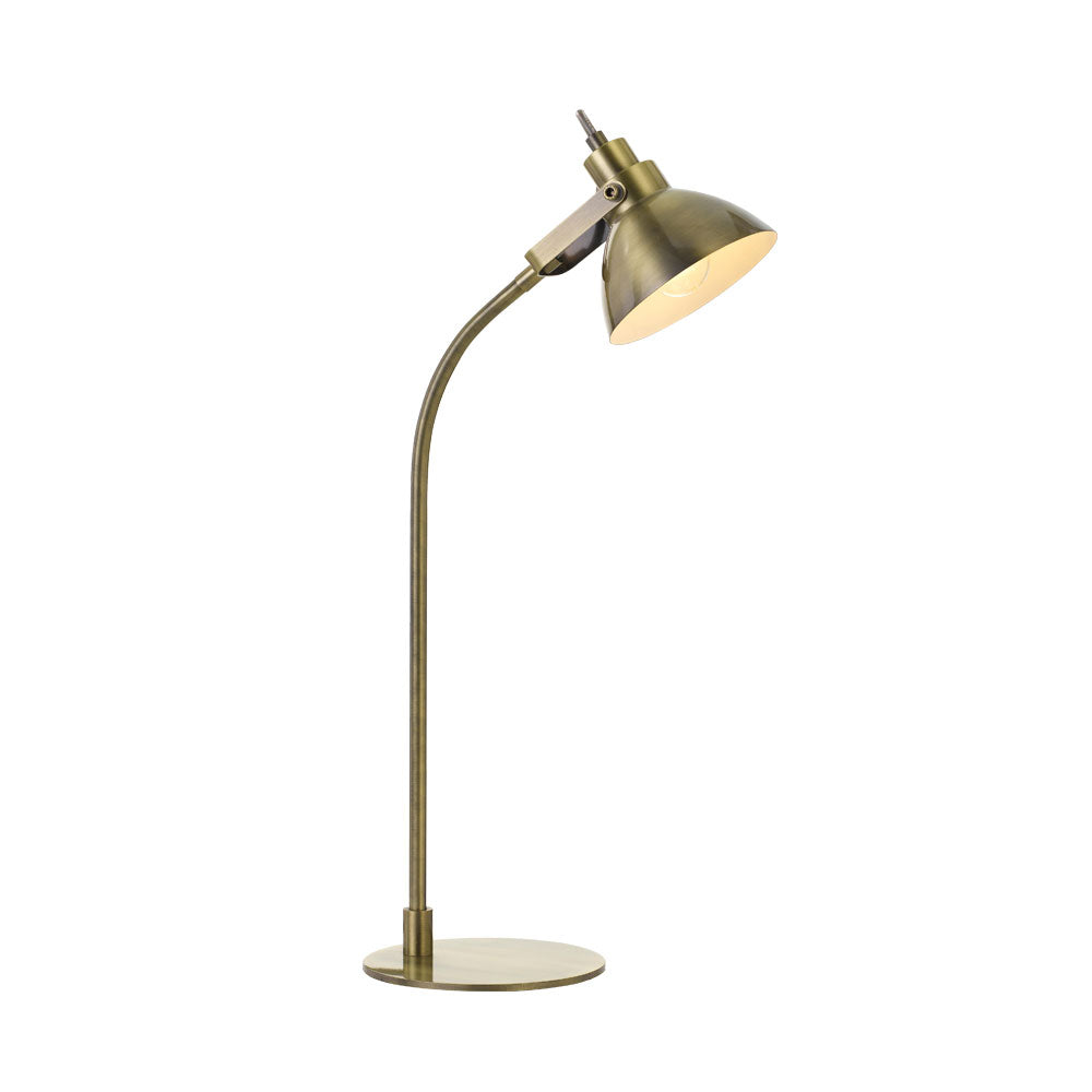 Gwen Antique Brass Desk Lamp